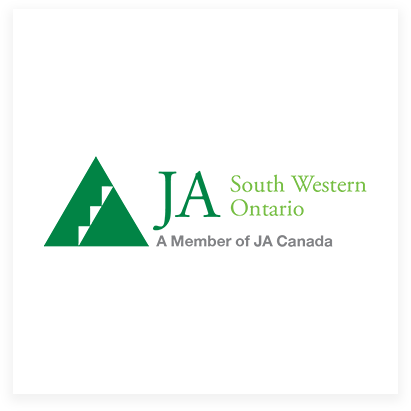 JA South Western Ontario logo.