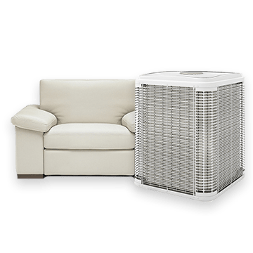 Loveseat and Air-conditioner